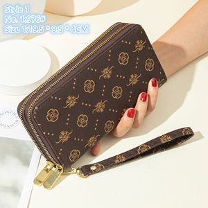 Factory Wholesale dames Sac ￠ bandouli￨re 3 Styles Retro Lettres Femmes Palitres Street Trend T￩l￩phone Mobile T￩l￩phone Purse Purse Multifonctionnel Double Zipper Long Portefeuille