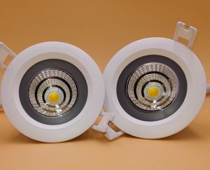 Usine prix de gros COB de haute qualité 12W/15W Dimmable étanche IP65 lumière LED haute luminosité LED vers le bas lumière AC85 ~ 265V
