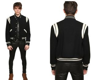 Fall-High Quality Star Looks Fashion Mens Letterman Chaquetas para hombres Hip Hop Hoodies Baseball Varsity Jacket