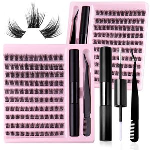 Le kit d'extension de faux cils a l'air naturel div 120 grappes dly oey lash for Beauty 240318