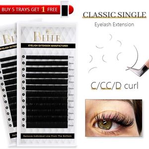 Les faux cils sont extension de cils personnels 12 lignes C / cc / j coiffure noire mate noire classique Natural Makeup Soft Wholesale Products Q240510