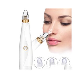 Faux Cils Portable Pore Cleaner Électrique Blackhead Remover Facial Acne Cleanser Outil d'aspiration sous vide Soins de la peau Hine Drop Delive Dhynj