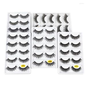 Faux Cils en vison 3D, naturels, dramatiques, Extension de maquillage, Maquiagem G8/G5/G6, vente en gros