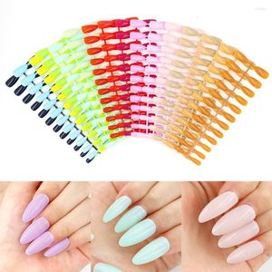 Faux ongles 16 couleurs French Fingernails Waterdrop Cross-border Nail Art Factory Outlet Fake