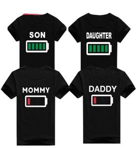 Ropa familiar mamá hija hijo verano batería camiseta padre madre niños trajes a juego madre ropa 7654858