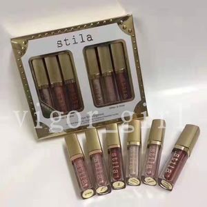 Famosa sombra de ojos Stila de 6 colores para maquillaje elegante, juego de sombras de ojos líquidas limitadas, sombra de ojos de color tierra, herramientas cosméticas para niñas