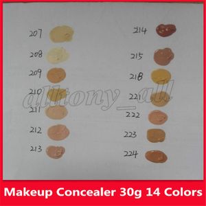 Famoso D corrector maquillaje cubierta base crema maquillaje 30g 50 aniversario versión limitada cosmético 14 colores envío directo