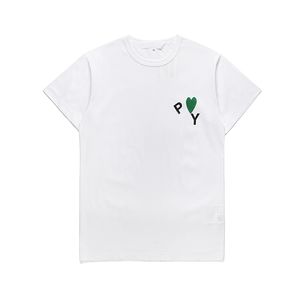 Famoso diseñador camiseta Red Love Hear tees para hombre para mujer moda casual manga corta camisetas de verano tops de algodón streetwear juego pareja camiseta ropa al por mayor # c028