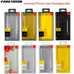 Étuis de téléphone PVC Blister Boîte d'emballage de vente au détail pour iPhone 15 14 13 12 11 Pro Max XR XS 7 8 Plus Samsung Galaxy S23 S22 S21 S20 S10e S10 S9 S8 Note 20 10 Boîte d'emballage de couverture