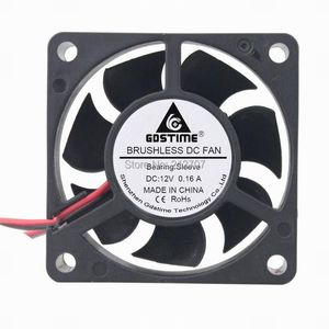 Fans & Coolings Gdstime 12V 2Pin 6CM 60MM 60X20mm Brushless DC Mini Ventilation Motor Cooling FanFans