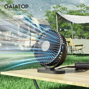 Fans GAIATOP USB Desk Fan 3 Speeds Portable Fan 5.5 Inch Quiet Cooling Mini Fan 90° Rotate Small Table Fan for Home Office Travel 230602