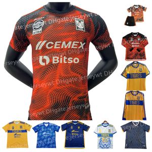 Fans Liga MX 2024 Tigres Soccer Jerseys GIGNAC AQUINO L.QUINONES N.IBANEZ THAUVIN CORDOVA LAINEZ Mexique UANL 23 24 Football Hommes Chemise Maillot de Foot Kits Camiseta