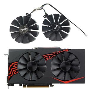 Ventilateurs T129215BU 88 mm FDC10U12S9C RX580 570 FAN POUR AREZ ASUS RADEON RX 470 4GB MINING 570 580 Expédition OC OC Graphiques Fan de refroidissement