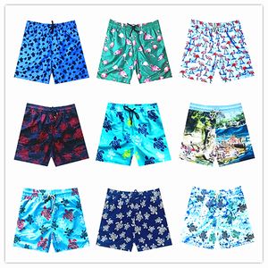 Fashion-2019 Brand Vilebre Men Beach Board Shorts Shorts de maillots de bain 100% Turtles secs rapides mâles Boardshorts Bermuda Brequin Swimshort M-xxxl