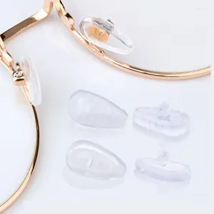 Accessoires de mode 3 paires de chambres à air en silicone anti-dérapant plaquettes de nez souples avec vis tournevis tissu pour lunettes lunettes de soleil lunettes