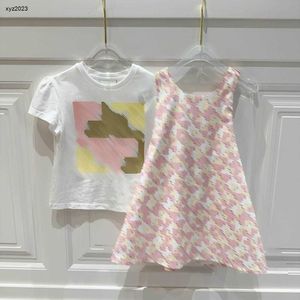 Fashion Baby Tracksuits Summer Girls Dress Suit Kids Designer Clothes Taille 90-160 cm Maze de labyrint