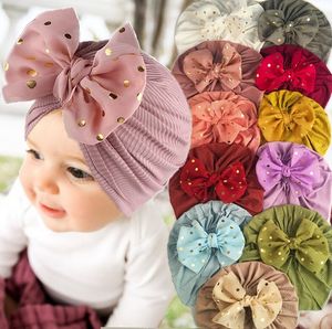 11 couleurs enfant oreilles couverture chapeaux mode bébé indien chapeau enfants Turban noeud tête enveloppes casquettes