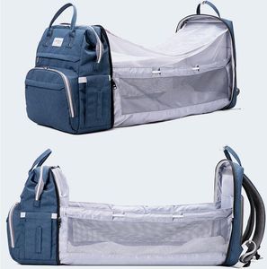 sac à dos de mode multifonction couches bébé sacs avec lit momie sac imperméable à l'eau de maternité couche mamans sac à dos bébé soins infirmiers sac à langer