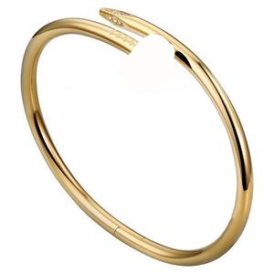 Bracelet Bracelet Gold Love Bracelet Braceuse Braceuses pour femmes Bracelets en alliage en alliage en acier inoxydable 18k