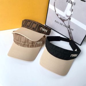 Fashion Marque Visors Sunhat de luxe de luxe Visière Classic Bucket Chapeaux de baseball Caps de baseball Vacances de haute qualité Summer Beach Sport