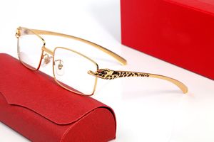 Mode carti luxe Cool lunettes de soleil Designer Noble hommes carré classique léopard dot peinture artisanat designer lunettes rétro dames brun tempérament anti-ultraviolet