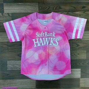 Ropa de moda Ropa deportiva Tops Rock Hip hop Camisetas Camisetas Béisbol japonés uni m mujer delgada rosa top cardigan transpirable secado rápido Sudadera fan camisa niño