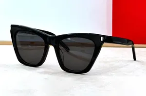 Créateur de mode 214 lunettes de soleil pour femmes vintage acétate étoile même forme d'oeil de chat lunettes été personnalité à la mode style anti-ultraviolet livré avec étui
