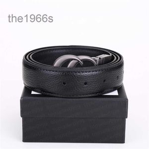 Cinturón de diseñador de moda para hombres y mujeres con hebilla grande Cinturones de lujo de alta calidad Caja de marca clásica UUG1