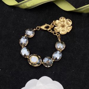 Bracelet de styliste en perles de cristal pour femmes, haute qualité, cadeau d'anniversaire pour Couple, mariage