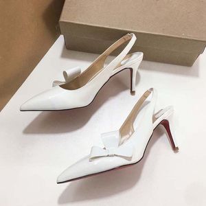 Diseñador de moda, zapatos de vestir, producción de cuero para damas, tacones de aguja negros, rojo apasionado, blanco puro, negro sexy, vale la pena tener