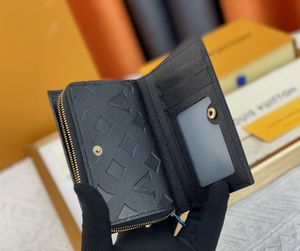 Portefeuilles de créateurs de mode de luxe Brazza bourse hommes femmes pochettes haute qualité fleur lettre porte-monnaie porte-cartes longs avec boîte d'origine sac à poussière 60235-1