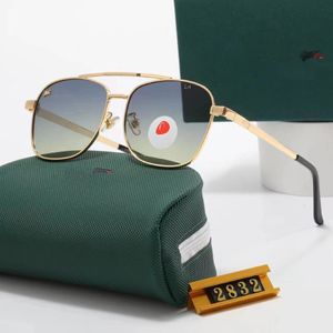 Designers de mode lunettes de soleil lunettes de soleil aviateur de luxe femmes hommes grenouille marée lunettes cool plage ombrage protection UV polarisée glas2652