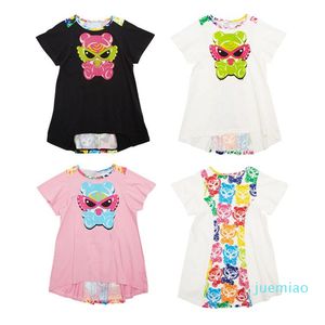 Vestidos de niña de moda Ropa de verano para niñas Niños para niñas Vestido de fiesta Patrón Chupete 3 colores
