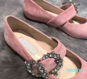 Zapatos planos de ballet con lentejuelas y cristales plateados con purpurina a la moda, zapatos planos de diseñador para mujer