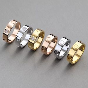 Joyería de moda, anillos de boda para mujer, anillos de oro al por mayor, anillo de diamante de lujo de diseñador, anillo de banda unisex, anillos de lujo para amantes de compromiso de pareja