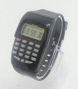 Reloj Digital LED de moda 2016 silicona Casual niños reloj deportivo calculadora multifunción reloj de pulsera reloj Relogio