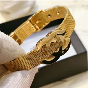 Designer de mode de mode 18k bracelets unisexes en or