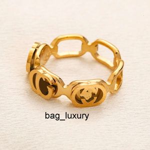 Fashion Engagement Luxury Rings 18k Gold-Plated Plated Rings Ring Wedding Ring Jewelry 2023 Nuevo acero inoxidable de lujo sin fade anillo de la marca para mujer joya de marca caliente
