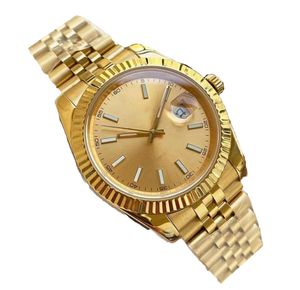 Reloj de regalo de Navidad de lujo de moda Acero inoxidable dorado para hombres y mujeres Movimiento 2813 Anillo de diamantes Relojes de lujo Movimiento mecánico Relojes de zafiro de acero 904