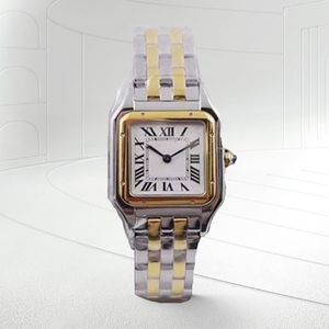 Reloj de lujo de moda para mujer reloj para mujer relojes de tanque para mujer movimiento de cuarzo diamante oro rosa platino reloj rectangular acero inoxidable damas regalos elegantes