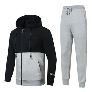 Mode - Sweats à capuche et sweat-shirts pour hommes Sportswear Homme Veste pantalon Jogging Jogger Ensembles Col roulé Survêtements de sport Survêtements