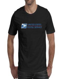 Fashion Mens USPS United States Service Postal Logo Black Round Neck T-shirt Design Superhero Shirts United States Postal Service 6921821