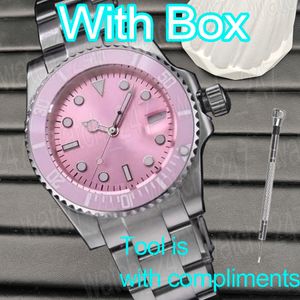 Fashion Mens Watch Designer Luxury mecánico Relojes automáticos para el hombre Bisel de cerámica 2813 Relojes 36 mm de 41 mm GMT Luminoso Sapphire Improte Wut Wristwatch