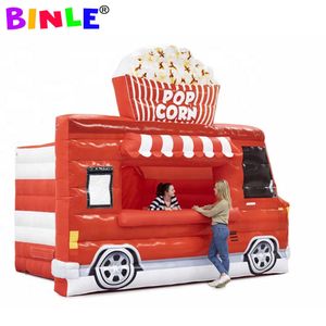 Fashion Move Inflatable Food Car Booth Kiosk Truck Cotton Candy Theme Stall Pop Corn Concession Stand Coffee Drink Bar For Sale