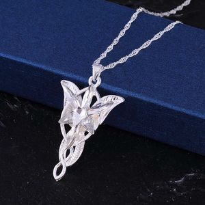 Moda colar noite estrela pingente colar cristal crepúsculo estrela pingente colar mulheres jóias atacado quente x0707