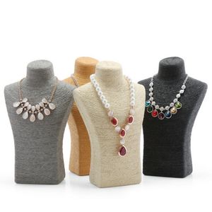 Support de collier à la mode, présentoir de Mannequin, porte-bijoux, pendentifs, modèle de bijoux, décoration domestique, présentoir de buste de cou, étagère 304K