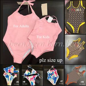 (Plz taille au-dessus) mode Parent enfant maillot de bain Match pour mère et fille maillot de bain femmes enfants maillots de bain Bikini