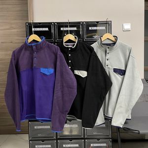 Mode Pata Sweatshirts Lettre Hommes Femmes Couple modèles Lâche Casual col montant pull polaire agneau cachemire Veste polaire manteau pull 12 colore