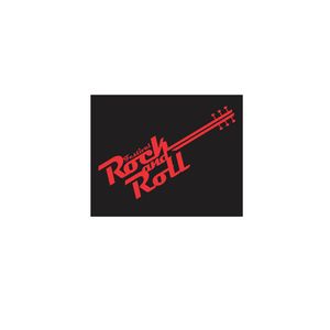 Mode ROCK AND ROLL Musique Broderie Patches Rouge Guitare Fer Sur Patch Pour Vêtements 2619