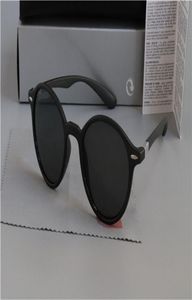 Fashion Round 4237 Lunettes de soleil hommes et femmes conduisant des lunettes de protection UV Sport vintage Sun Sun Retro Eyewear et Brown Case9252905